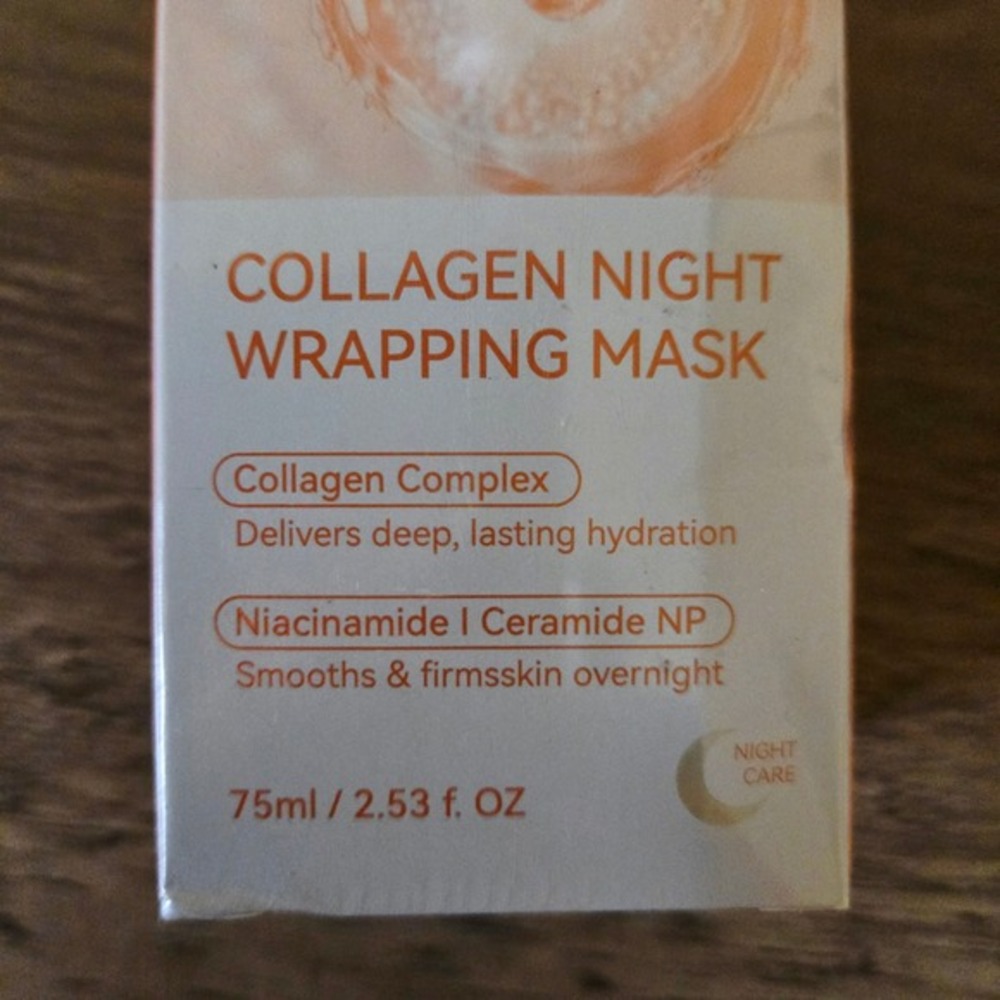 IKZEE Collagen Night Wrapping Mask - Collagen & Ceramide‎ - 2.53 fl oz
